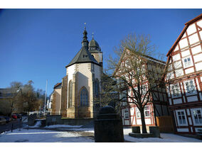 Aussendung der Sternsinger in Naumburg (© Karl-Franz Thiede)